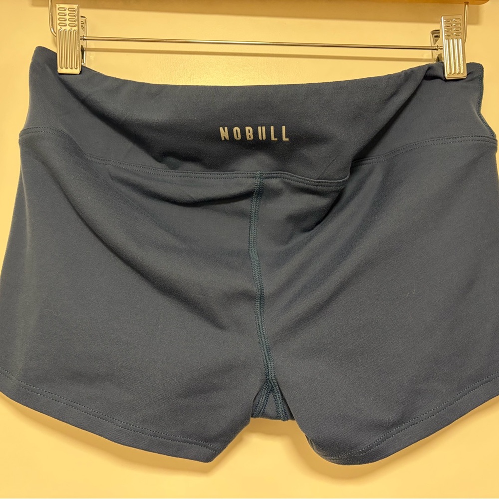 NOBULL Women's Athletic Spandex shorts in Deep Blue